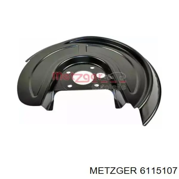 6115107 Metzger захист гальмівного диска заднього, лівого