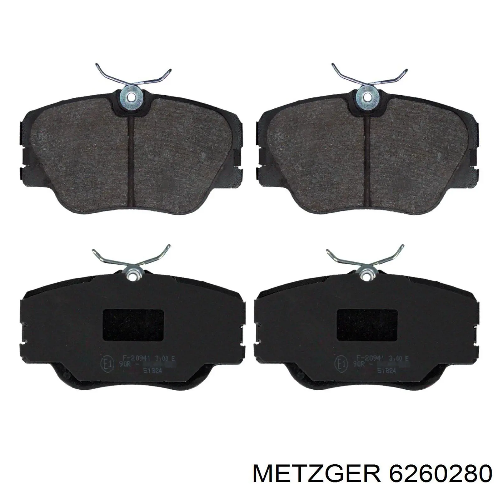 Супорт гальмівний задній правий Metzger 6260280