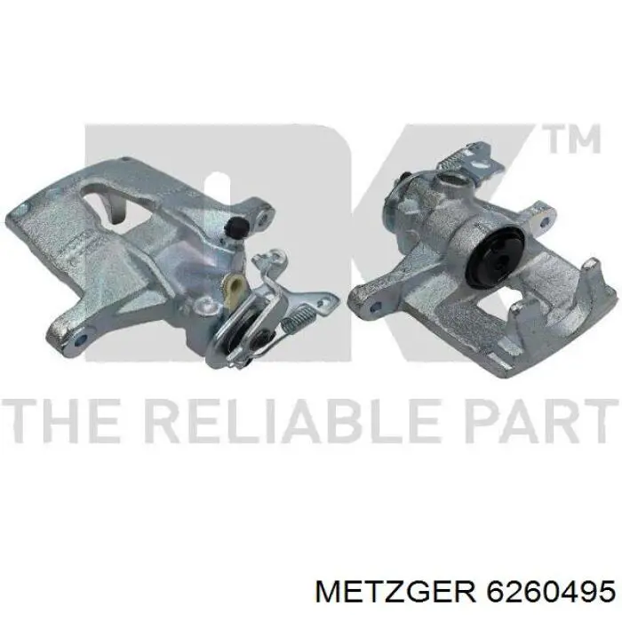 Супорт гальмівний задній лівий Metzger 6260495 ціна, від 46.46 USD