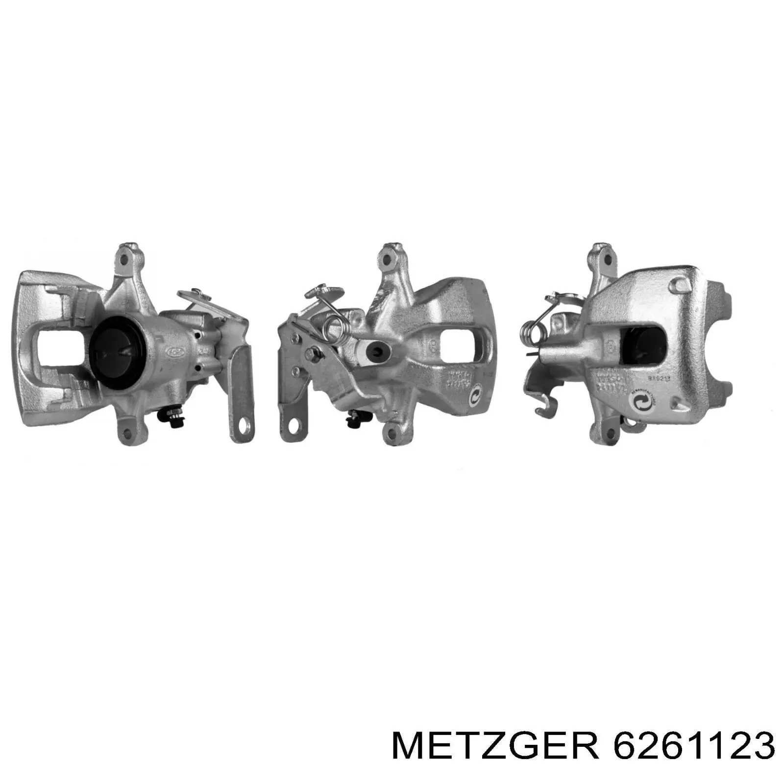 6261123 Metzger супорт гальмівний задній лівий