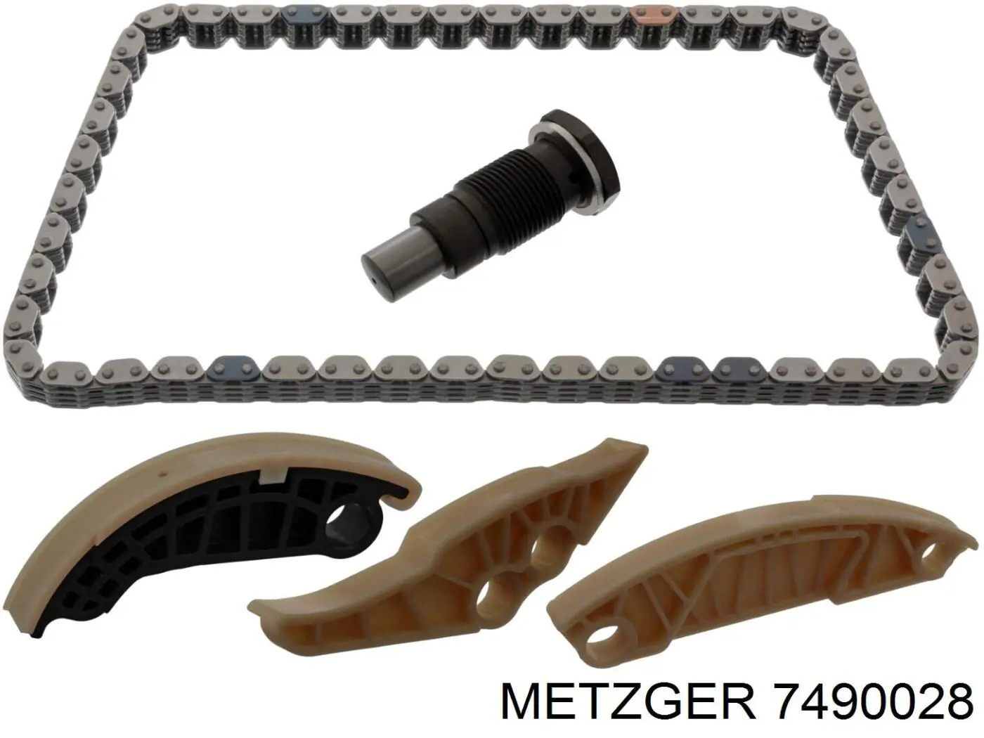 Ланцюг ГРМ, комплект Metzger 7490028 ціна, від 135.94 USD