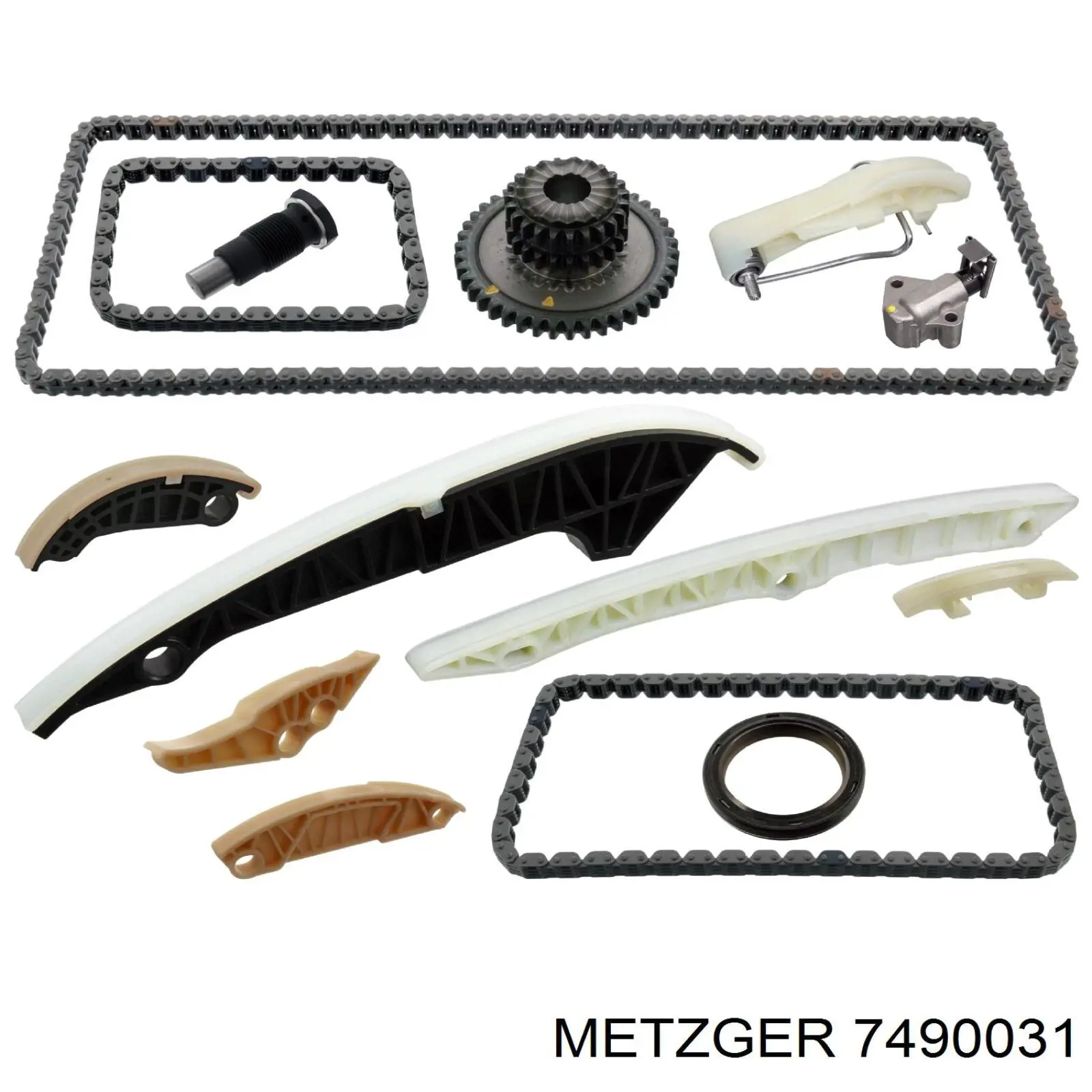 Ланцюг ГРМ, комплект Metzger 7490031 ціна, від 103.85 USD