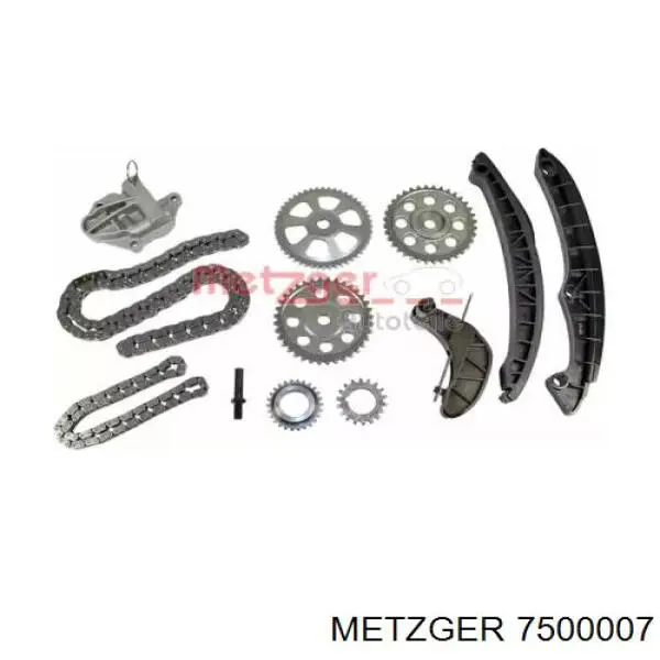 Ланцюг ГРМ, комплект Metzger 7500007 ціна, від 167.00 USD