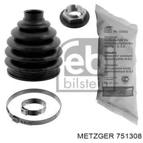 Пильник ШРУСа зовнішній 751308 Metzger