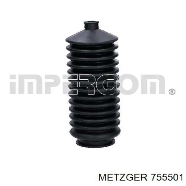 755501 Metzger пильник рульового механізму/рейки