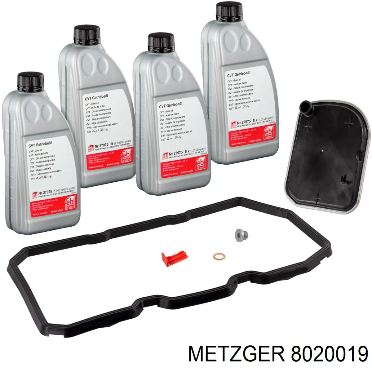 Купити 8020019 Metzger Масло і фільтр в коробку автомат 