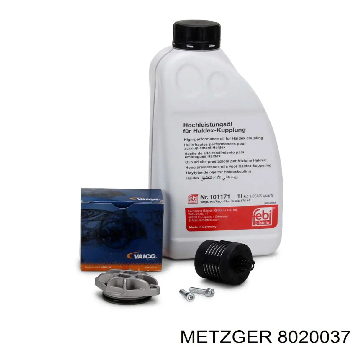 8020037 Metzger Фільтр заднього редуктора