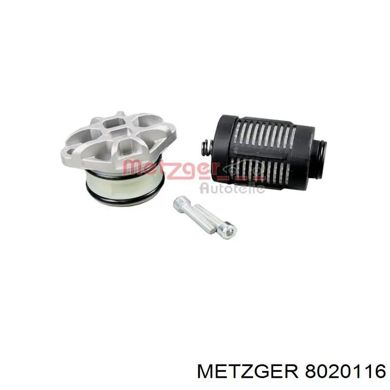 8020116 Metzger фільтр заднього редуктора, муфти haldex