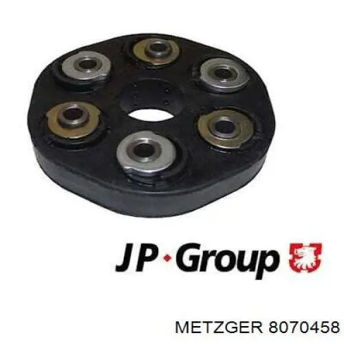 Муфта кардана еластична, передня 8070458 Metzger