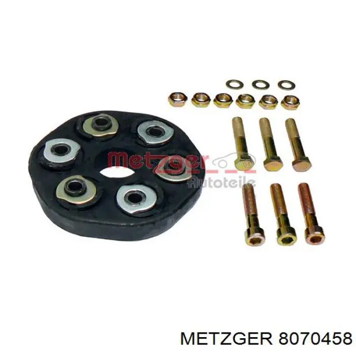 8070458 Metzger муфта кардана еластична, передня