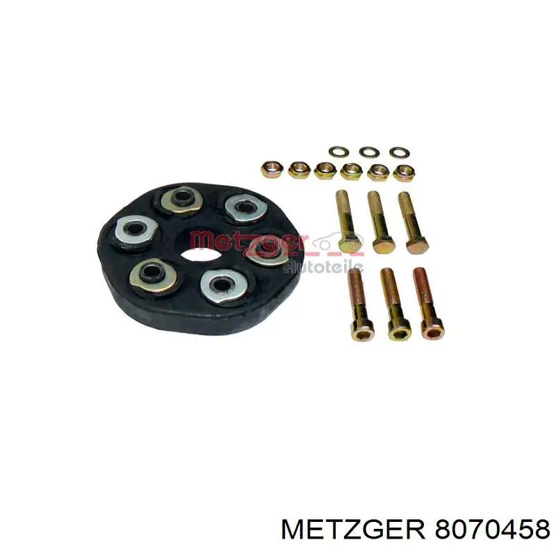 Муфта кардана еластична, передня Metzger 8070458 ціна, від 50.33 USD