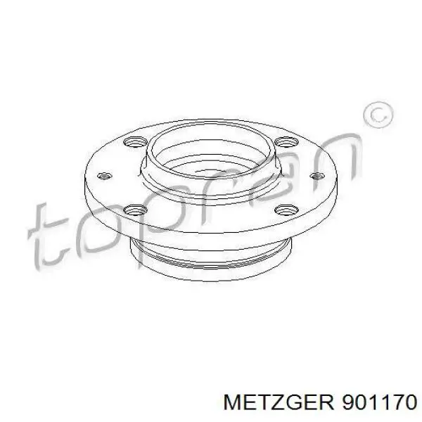 901170 Metzger датчик рівня масла двигуна