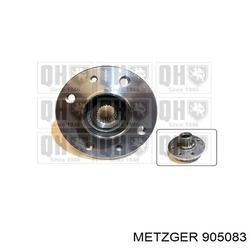905083 Metzger датчик температури охолоджуючої рідини