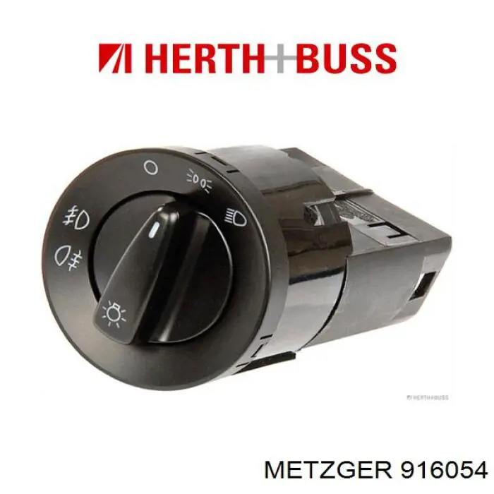 Купити 916054 Metzger Перемикач світла фар, на "торпеді"