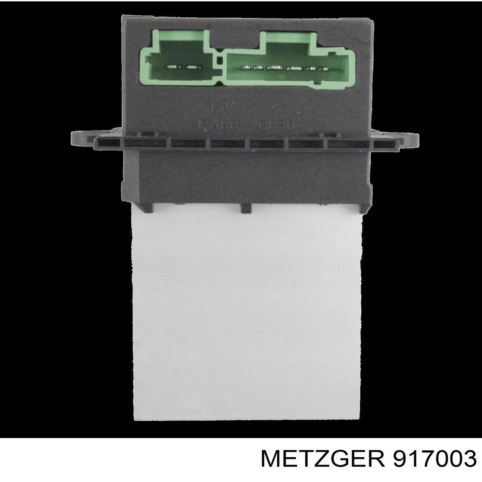 917003 Metzger резистор (опір пічки, обігрівача салону)
