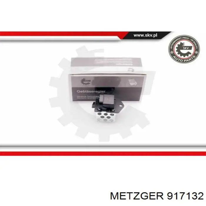 917132 Metzger регулятор оборотів вентилятора