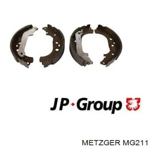 Колодки гальмові задні, барабанні Metzger MG211 ціна, від 26.77 USD