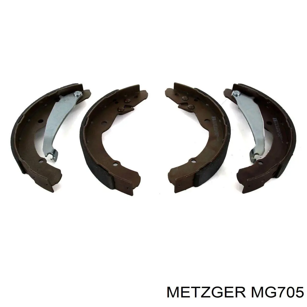 MG705 Metzger Колодки гальмівні задні, барабанні