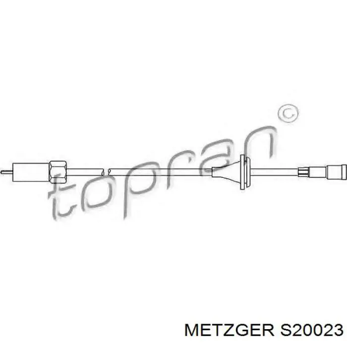S20023 Metzger трос приводу спідометра