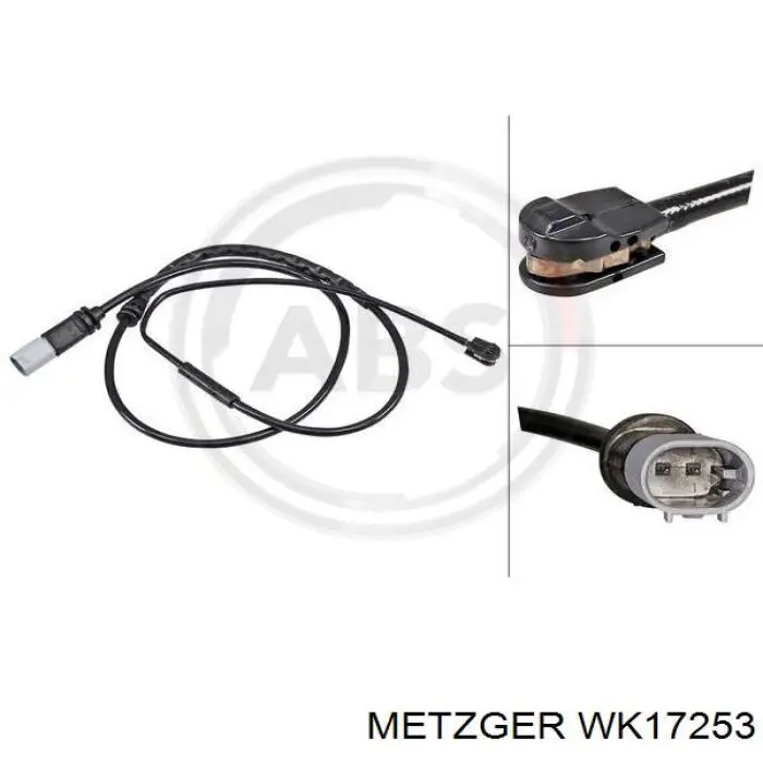 Датчик зносу гальмівних колодок, задній Autotechteile 7003449 ціна, від 7.79 USD
