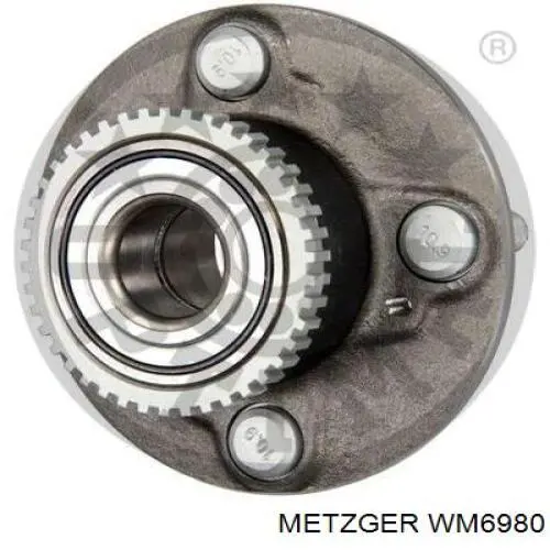 Задня маточина WM6980 Metzger