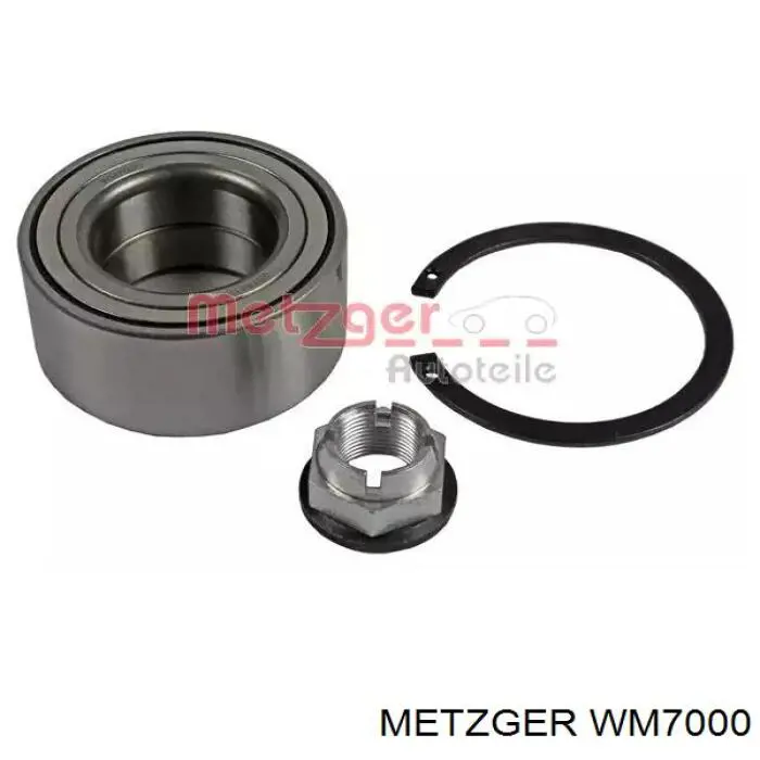 WM7000 Metzger Підшипник ступиці задньої