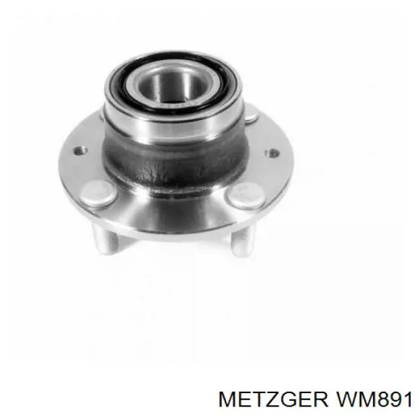 Задня маточина WM891 Metzger