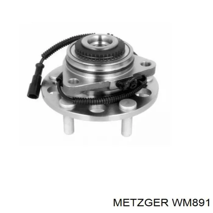 Задня маточина WM891 Metzger
