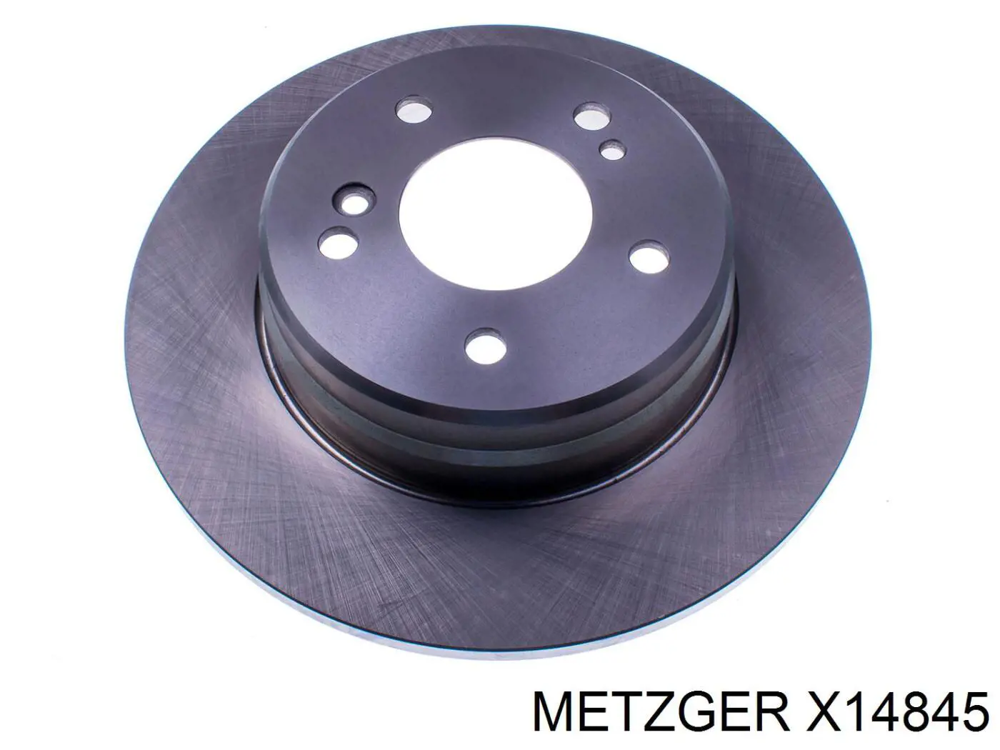 X14845 Metzger диск гальмівний задній