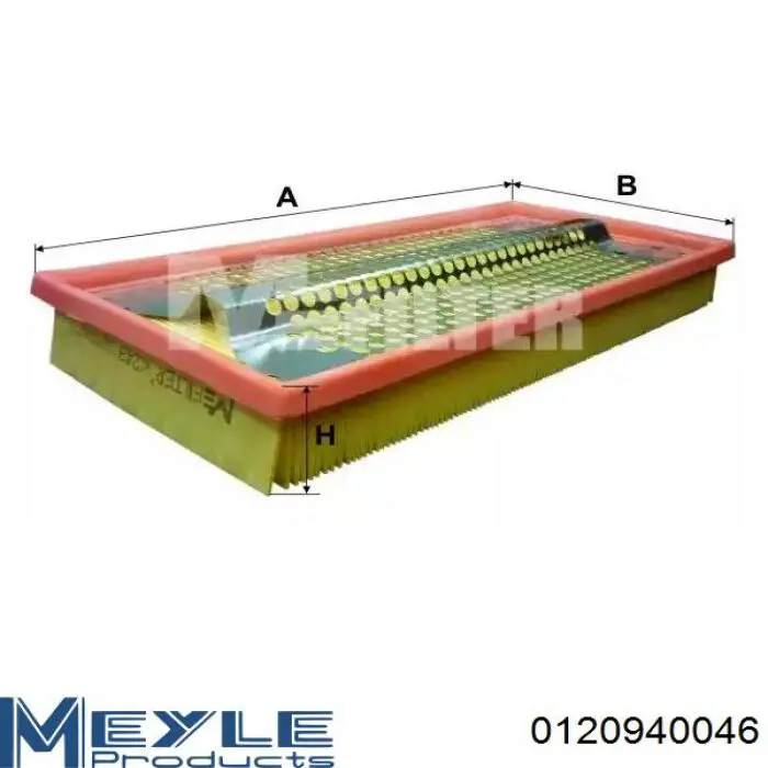 Купити 0120940046 Meyle Автомобільний фільтр повітря