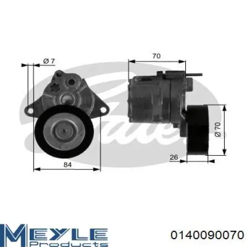Натяжний ролик Magneti Marelli MPQ0147 ціна, від 10.90 USD