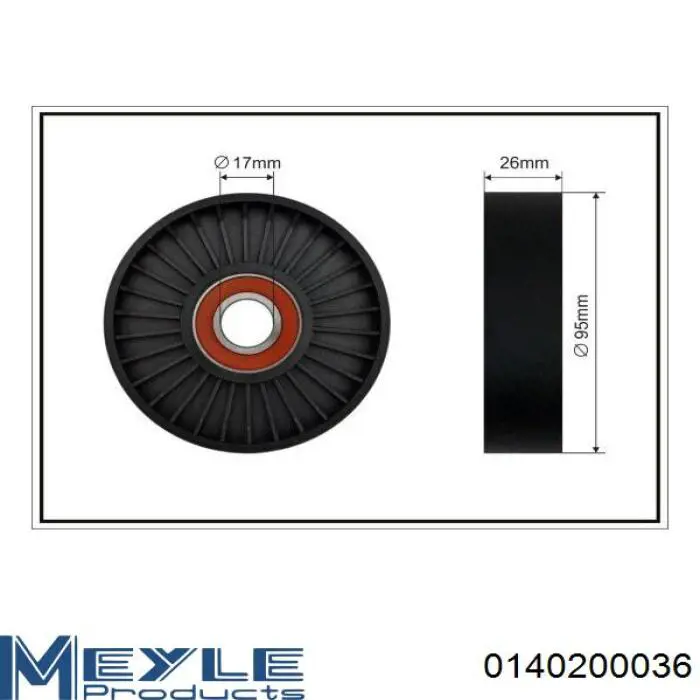 Натягувач приводного ременя Mercedes A1122000370 ціна, від 37.89 USD