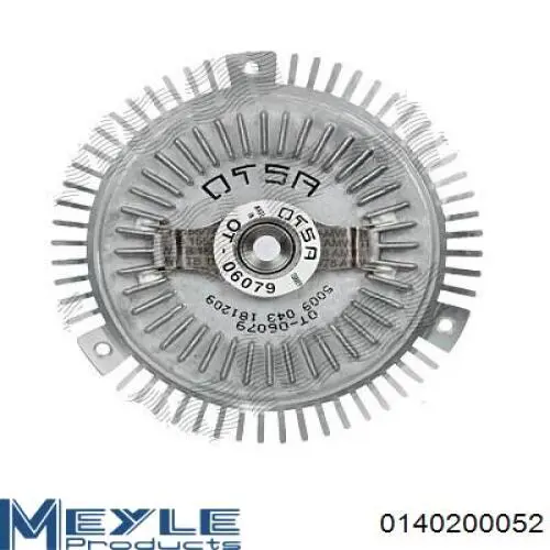 Вискомуфта вентилятора 0140200052 Meyle