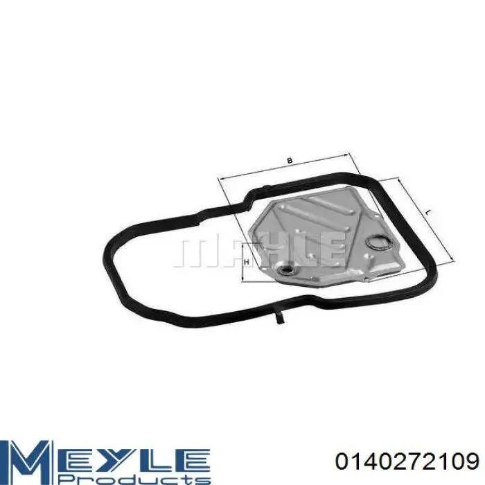 Прокладка піддону АКПП Mercedes A2012710380