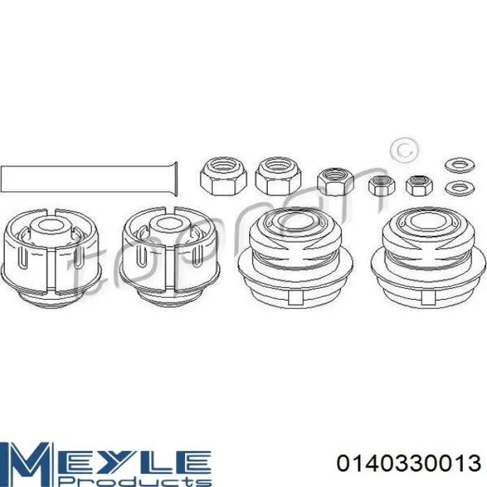 Сайлентблок нижнього важеля передньої підвіски Formpart/Otoform 2200005 ціна, від 3.49 USD