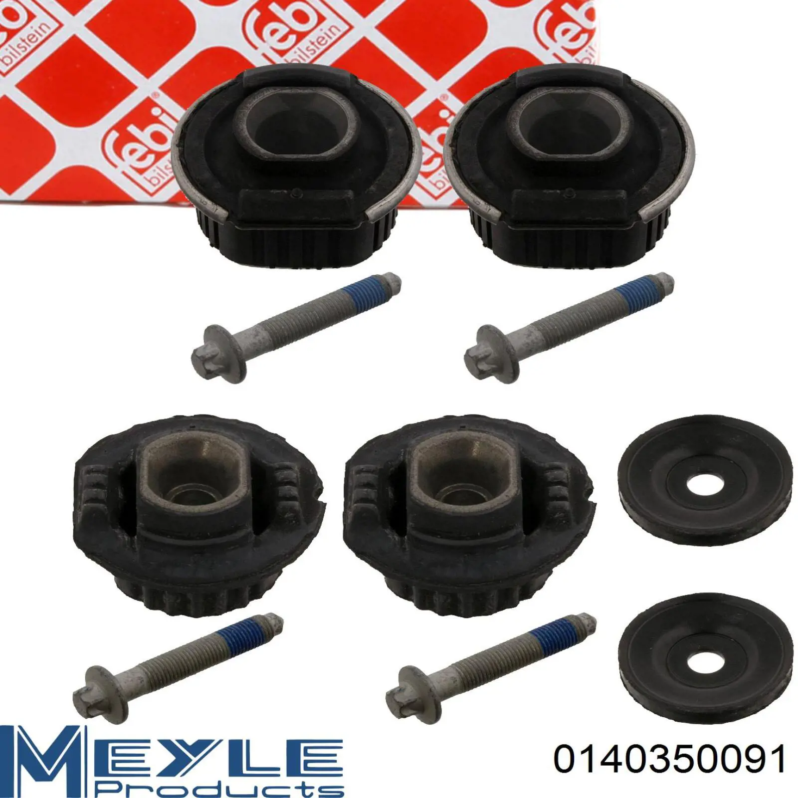 Сайлентблок задньої балки/підрамника Meyle 140350091 ціна, від 24.60 USD