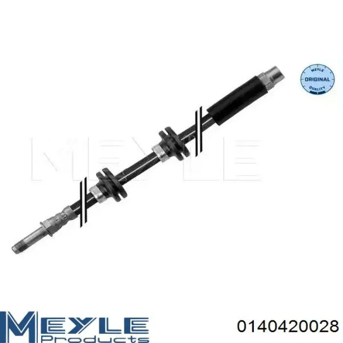 Шланг гальмівний передній Meyle 0140420028 ціна, від 9.52 USD
