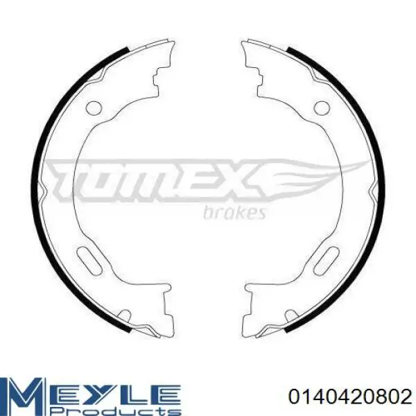 Колодки ручника / стоянкового гальма Bosch 986487609 ціна, від 29.96 USD
