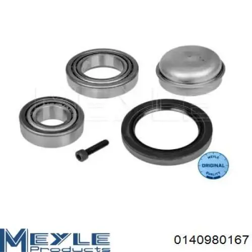 Комплект підшипник маточини передньої Meyle 0140980167 ціна, від 44.12 USD
