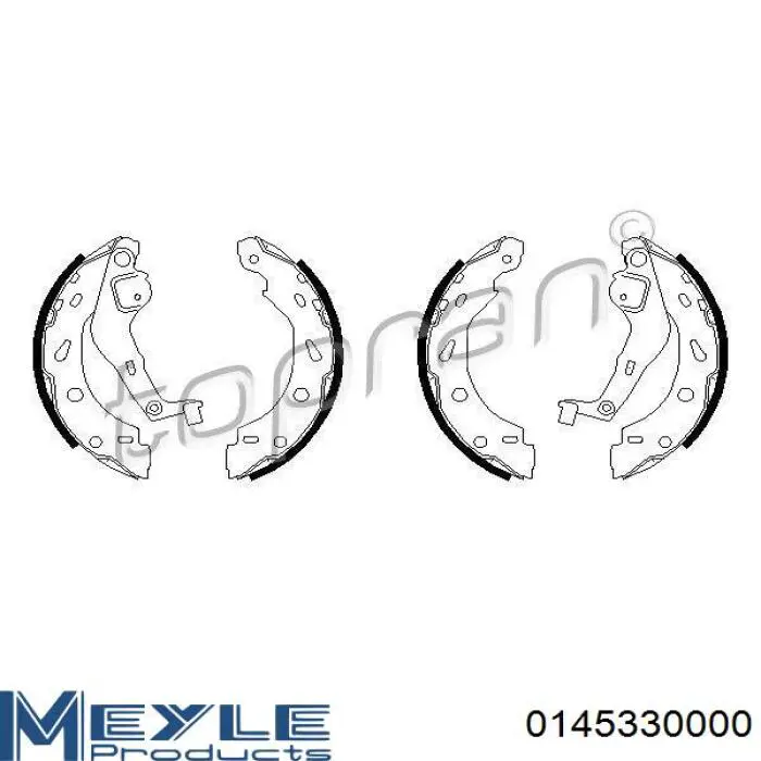 Колодки гальмові задні, барабанні Mercedes A4514230108 ціна, від 26.98 USD