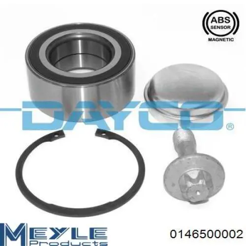 Комплект підшипник маточини передньої Meyle 0146500002 ціна, від 41.69 USD
