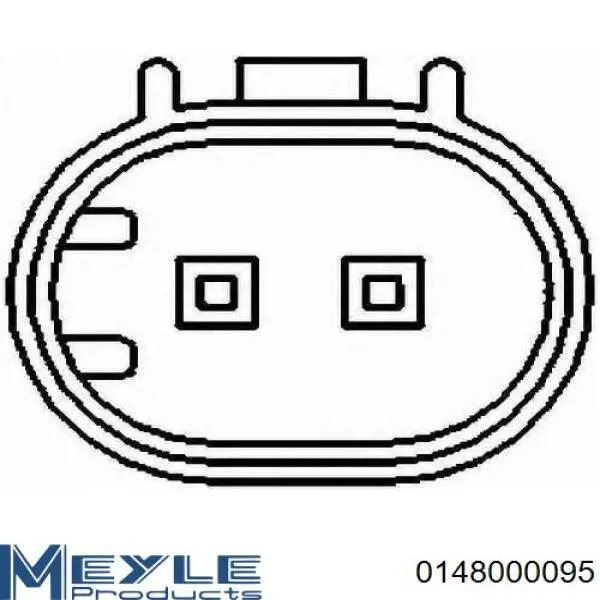 Купити 0148000095 Meyle Датчик АБС (ABS) передній, лівий