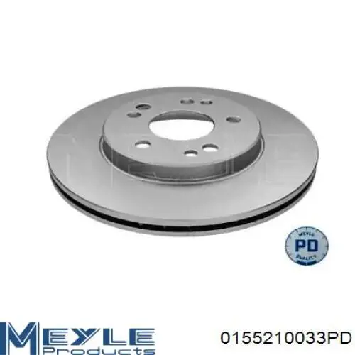 155212009 Meyle диск гальмівний передній