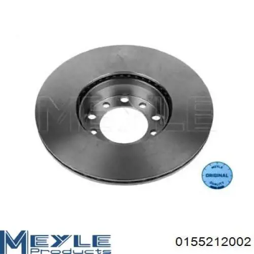 155212002 Meyle диск гальмівний передній