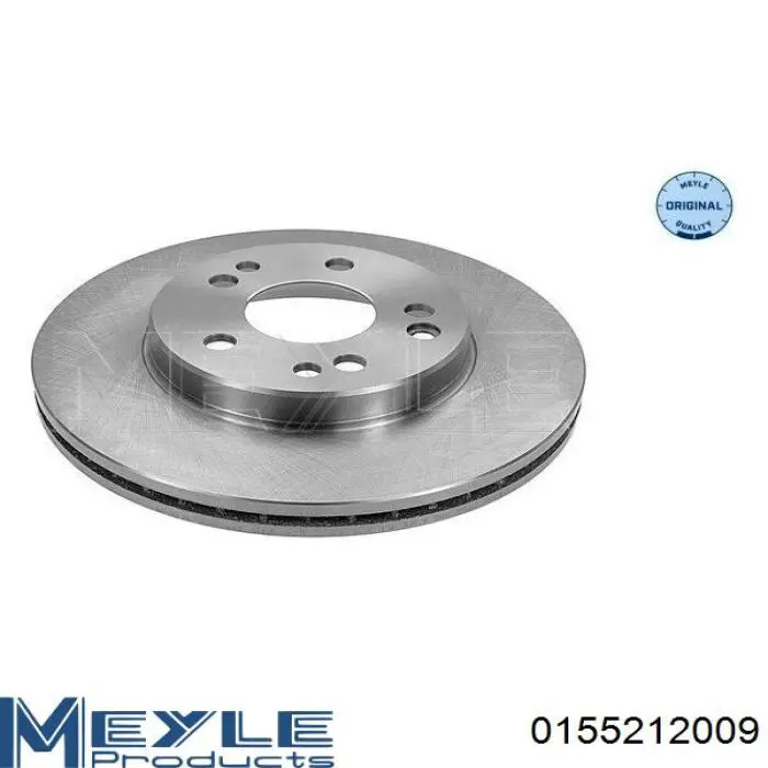 0155212009 Meyle диск гальмівний передній