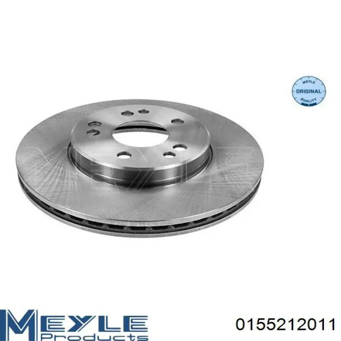 0155212011 Meyle диск гальмівний передній