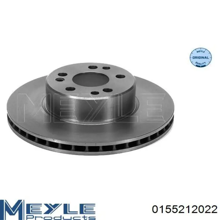 0155212022 Meyle диск гальмівний передній