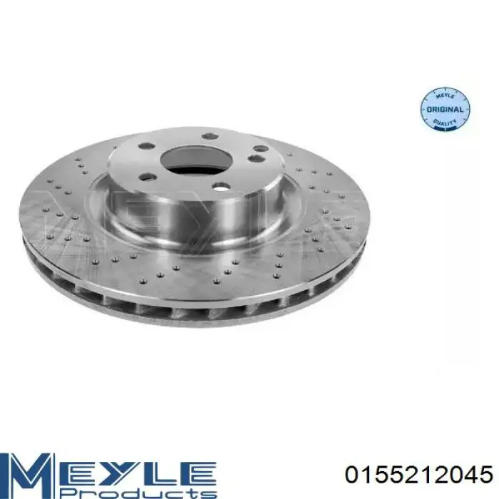 Диск переднього гальма Meyle 155212045 ціна, від 83.78 USD