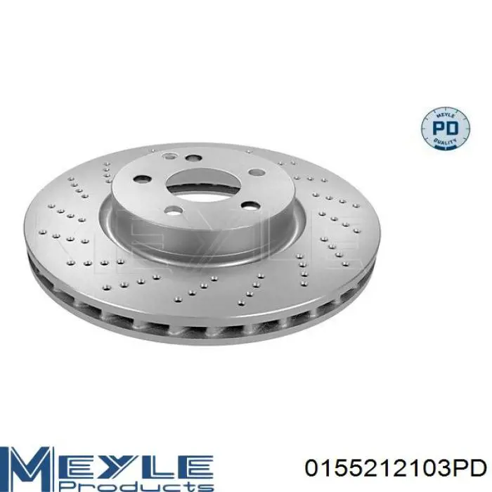 0155212103PD Meyle диск гальмівний передній