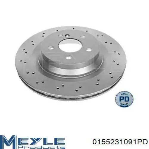 Гальмівні диски 0155231091PD Meyle